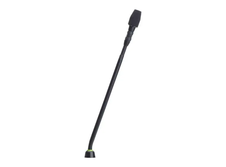 Shure 10-inch gooseneck, no capsule, less preamp, light ring 